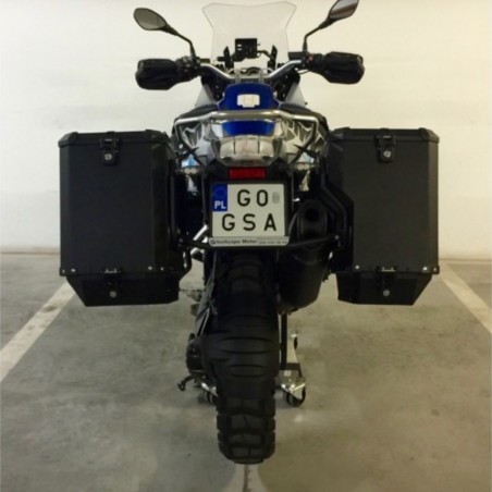 PRO pannier system for BMW HP2 E with Nomada EXPEDITION panniers