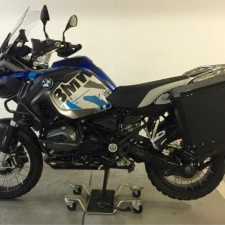 PRO pannier system for BMW HP2 E with Nomada EXPEDITION panniers