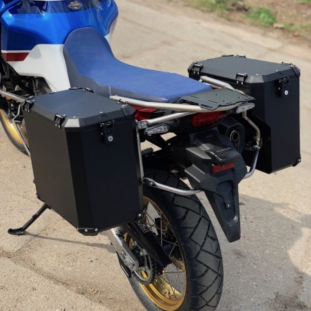 PRO pannier system for CRF1000 ADVENTURE Sport with Nomada EXPEDITION panniers